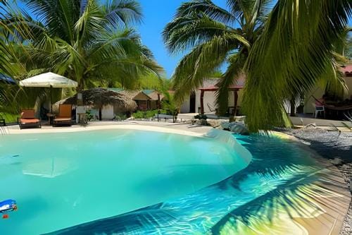 Casa Las Palmas Playa La Saladita Resort in State of Guerrero