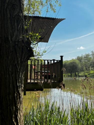 Lakeside Cabin on Stilts- 'Kingfisher' Lodge in Wychavon District