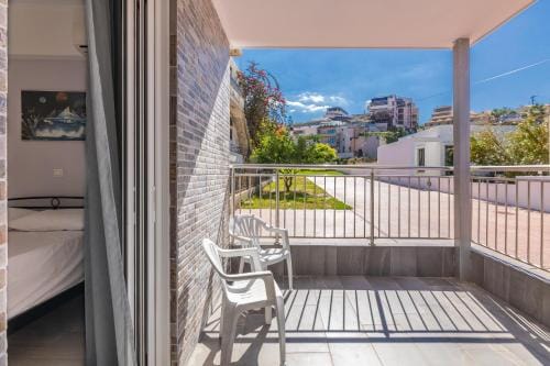 Beachfront villa Agia Marina Hotel in Crete