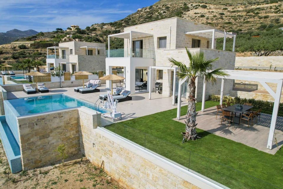 Actea Seaview Villas I "Free" heated pool & 800m sea Hotel in Crete