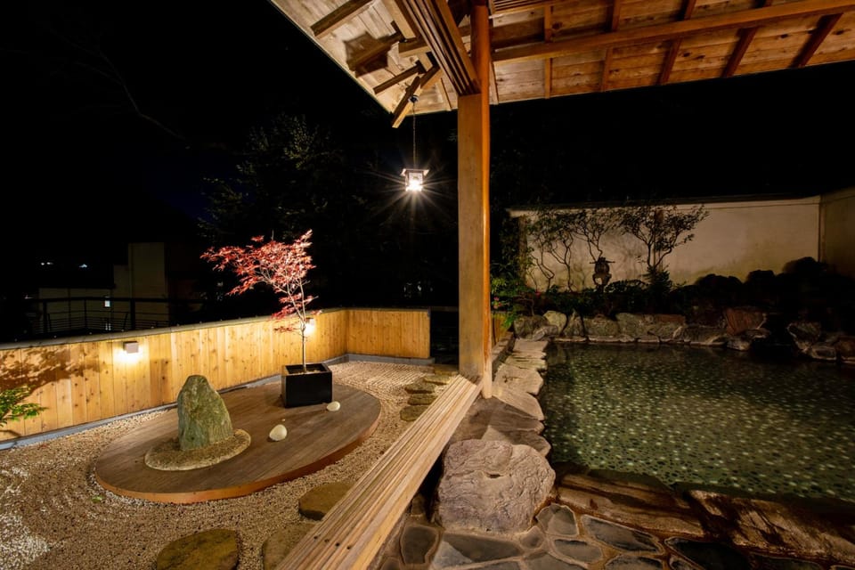 Open air bath