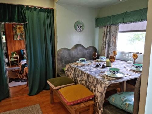 Durham Donkey Rescue Showman's Wagon Lodge in England