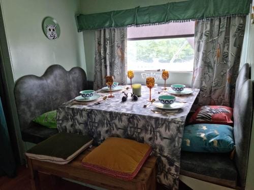 Durham Donkey Rescue Showman's Wagon Lodge in England