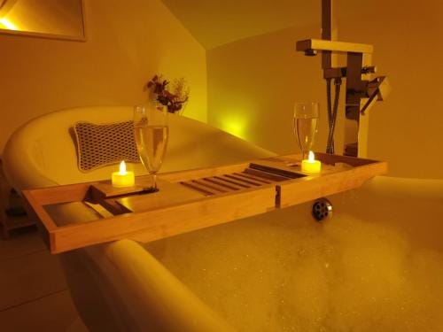 Les lits de l'Arz Hotel in Brittany