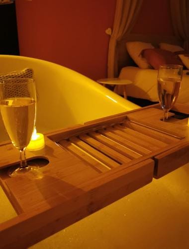 Les lits de l'Arz Hotel in Brittany