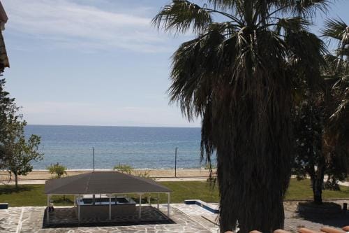 StudioAretiCom Studio to rent in FRONT the lovely SEA fully equipped plagiastudioseu Hotel in Halkidiki