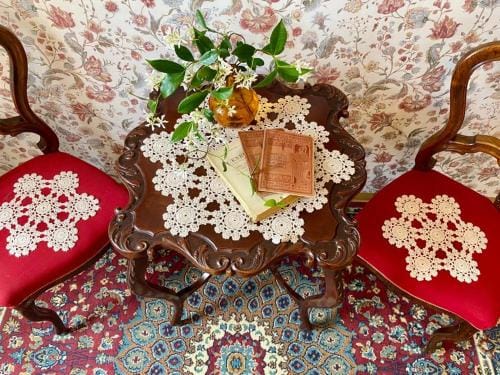 Camera Romantica con Giardino in Dimora Storica - B&B Palazzo Robicci Hotel in Castiglion Fiorentino