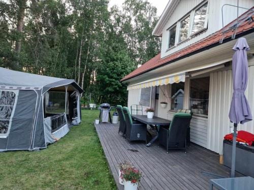 Cozy private caravan on our lawn Hotel in Norrbotten County, Sweden