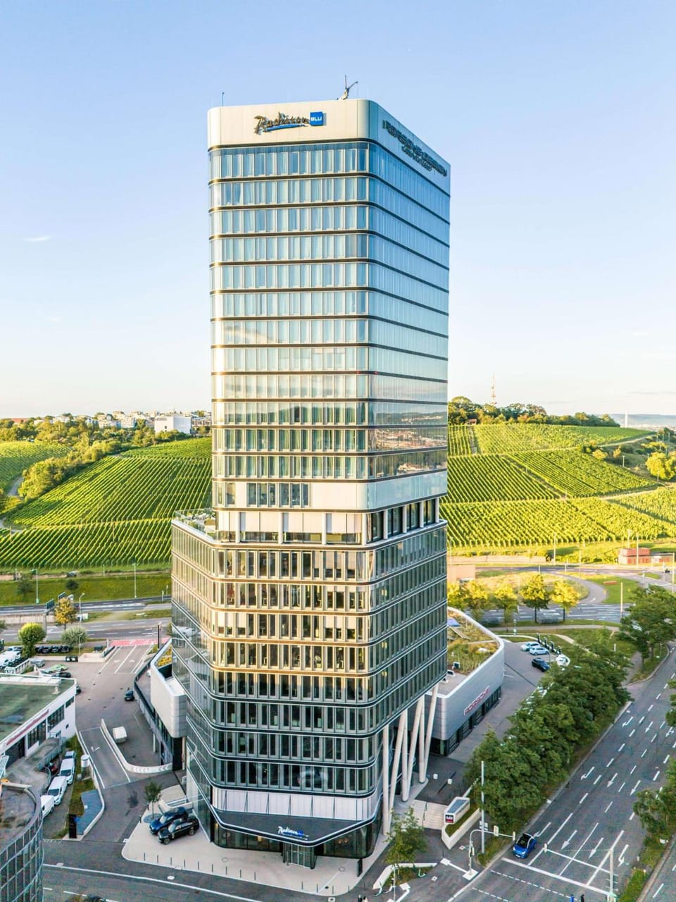 Radisson Blu Hotel at Porsche Design Tower Stuttgart Hotel in Stuttgart