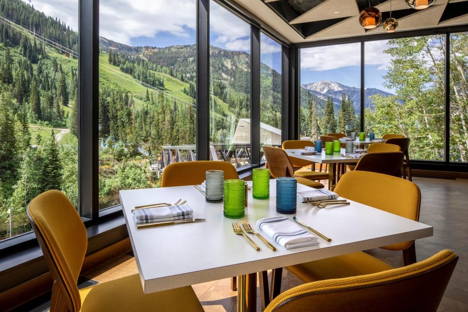 Cliff Lodge and Spa Lodge in Snowbird