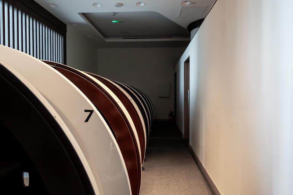 Sleepover Terminal 3, Concourse A – formerly sleep ‘n fly Capsule hotel in Al Sharjah