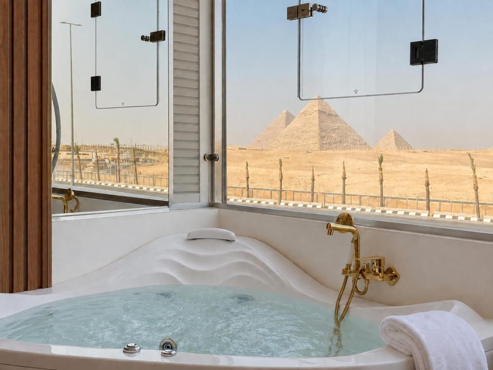 White Pyramids inn Hotel in Egypt