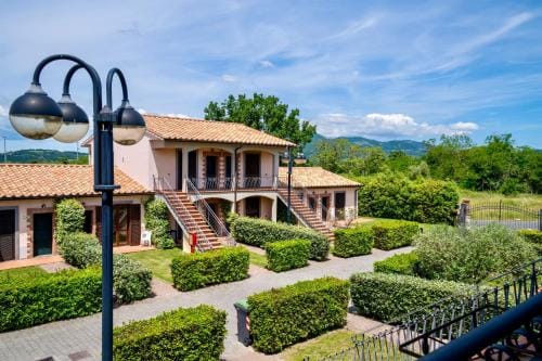 Residence surrounded by greenery with swimming pool in Sorano Hotel in Lazio