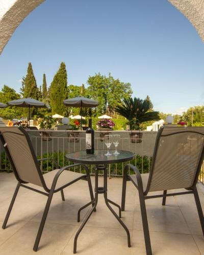 The Flower Garden Hotel in Corfu, Greece