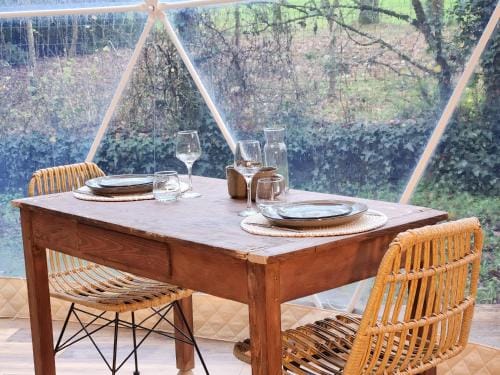 le cocon d'amour " Dome avec jaccuzi prive " Lodge in Normandy