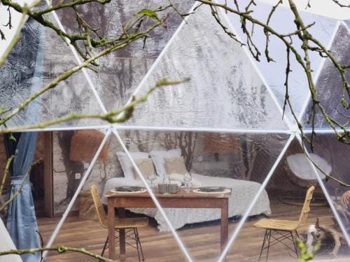 le cocon d'amour " Dome avec jaccuzi prive " Lodge in Normandy