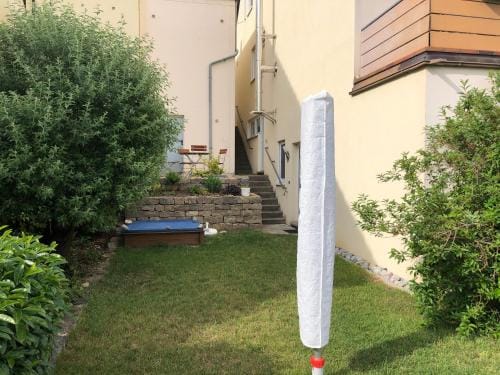 Fur aktive Reisende mein Aparthotel Ochsenfurt mit Terrasse, ideal for long stay, relocation Hotel in Hesse