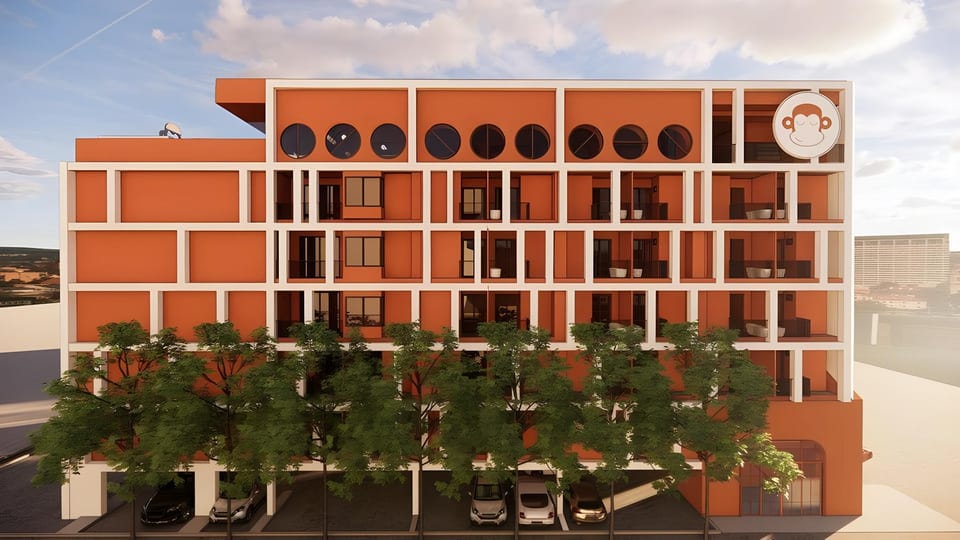 Blu Monkey Hub and Hotel Bangsaen Hotel in Chon Buri Changwat