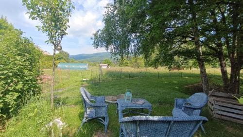La roulotte tiny house du Mond'ideal Hotel in Switzerland