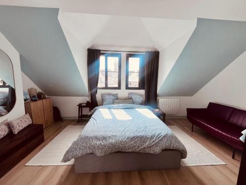 Sweet Leon - grande chambre baignoire vue mer Hotel in Plougonvelin
