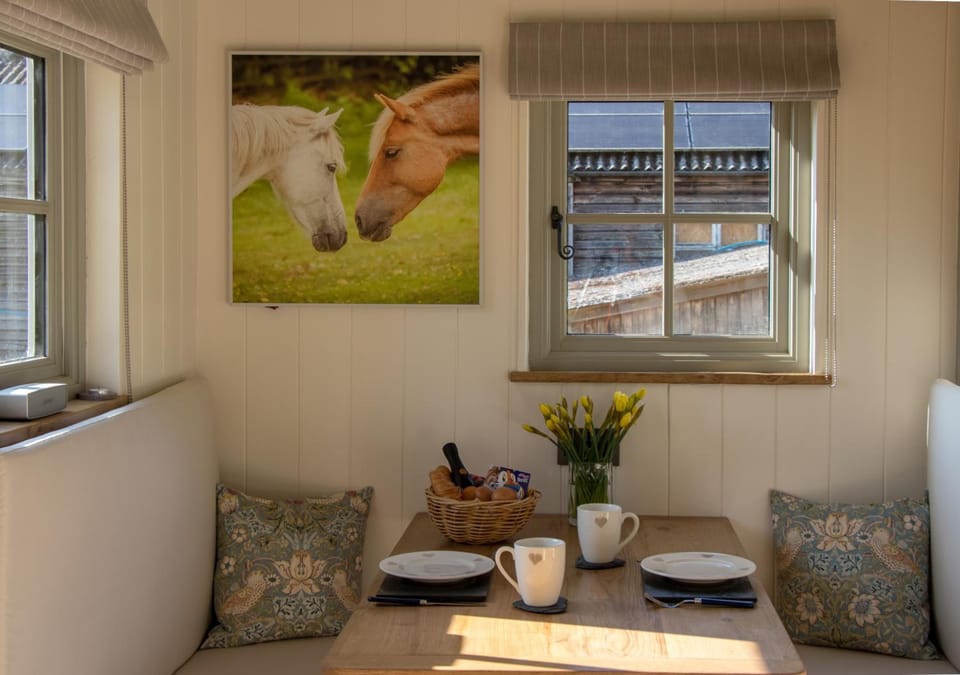 Luxury Shepherds Hut Lodge in Burley