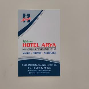 Hotel Arya Hotel in Varanasi