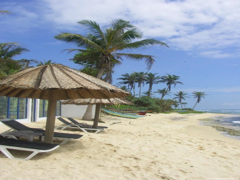 Private beach