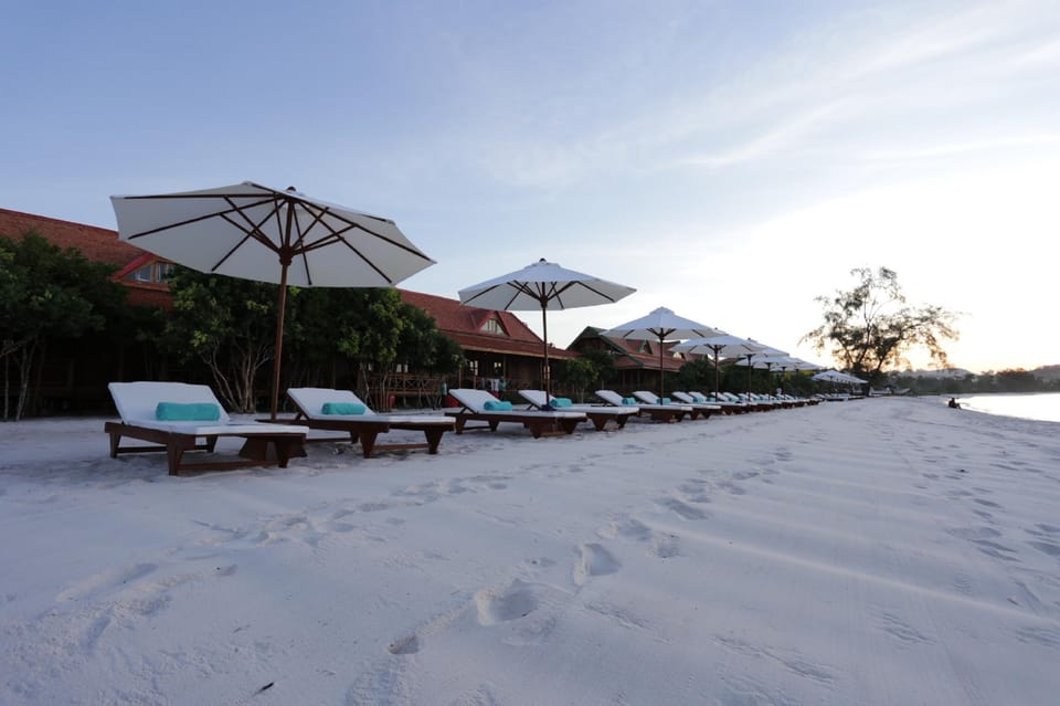 Private beach