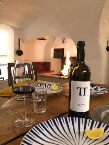 Seeblick und offener Kamin - Casa di Florian Hotel in Tremosine