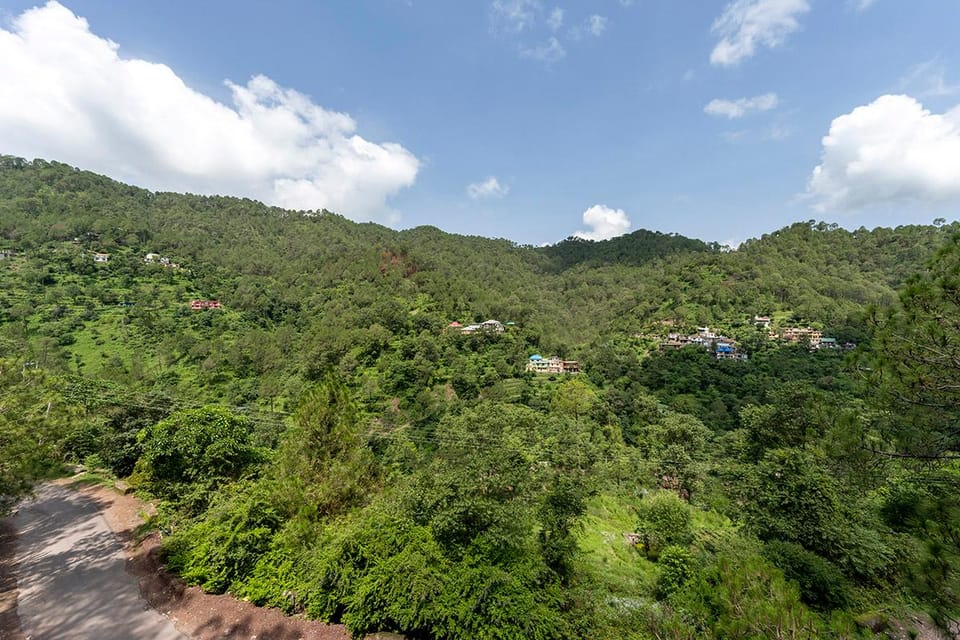 Spring Hills, 4BD Kasauli glass attic Villa, cook Resort in Himachal Pradesh