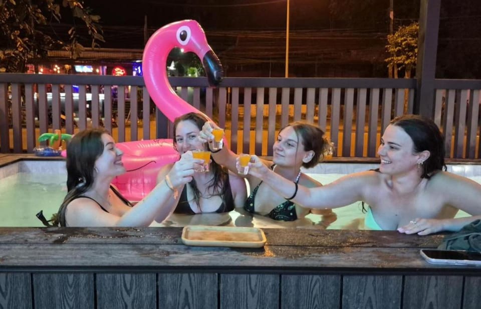 Poolside bar