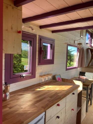 La Tiny de Papa un logement Eco-responsable Lodge in Auvergne-Rhône-Alpes