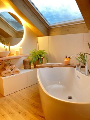 La Grange-Vorsen Logement privatif de 100m2 avec bain balneo, cabine Infrarouge, jacuzzi Hotel in Flanders