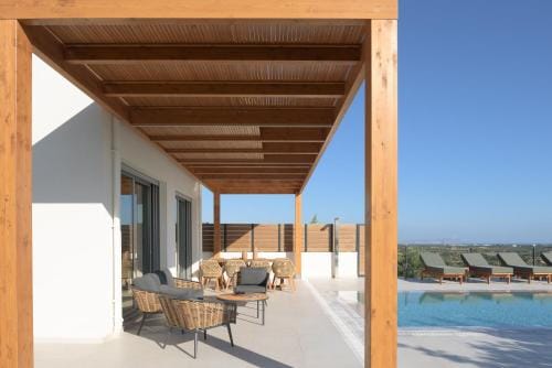 Olvios Villas, with 35m2 Pool & SeaViews, By ThinkVilla Hotel in Piskopiano