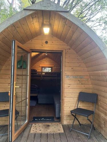 Pine Marten Bar Glenmore Pods Hotel in Scotland