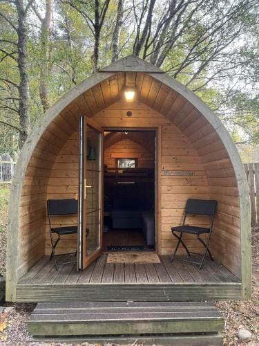 Pine Marten Bar Glenmore Pods Hotel in Scotland