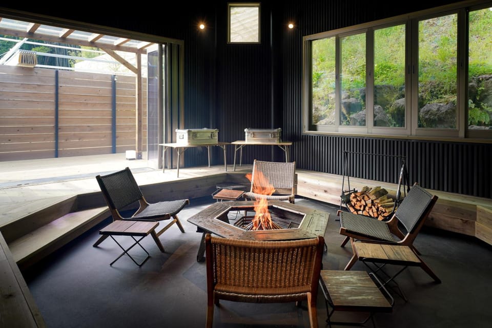 The BASE GLAMPING YUGAWARA Lodge in Shizuoka Prefecture