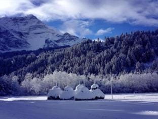 Great apartment close to the romantic Arnen lake Hotel in Saanen