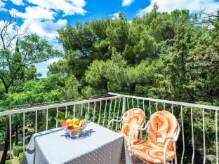 Apartment  Rooms Papa - Studio Apartment with Balcony and Partial Sea View Hotel in Srebreno