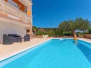 Apartment with swimming pool and 2 rooms Hotel in Šibenik-Knin County, Croatia