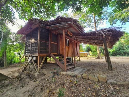 Cotton Tree Cabin at Freshwater Creek Cabanas Hotel in Stann Creek District