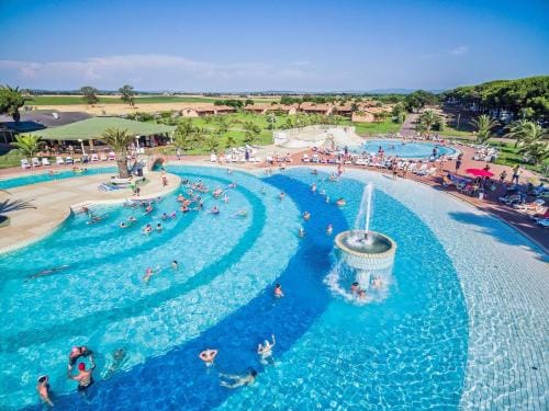 ISA-Village with swimming-pool and private equipped beach in Montalto Marina Hotel in Lazio