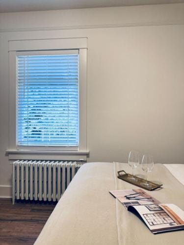 Deluxe Master Queen Bedroom with Bathroom in Vancouver West Hotel in Vancouver