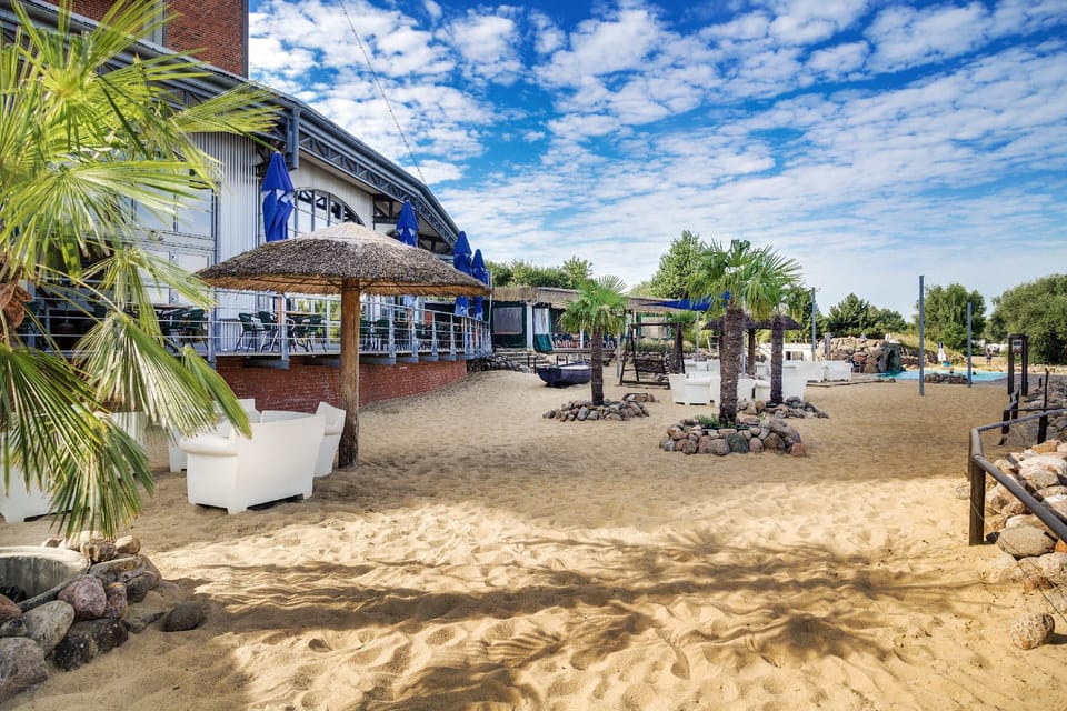 Private beach