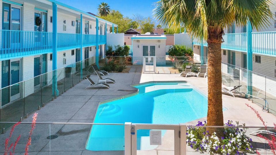 Funky Pool Side Cabana in DTPHX Hotel in Phoenix
