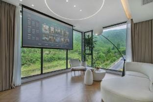 Jingsu, Starry Sky Swimming Pool Bar, Mountain View and River Tracing Parent Child Resort Villa Hotel in Hangzhou