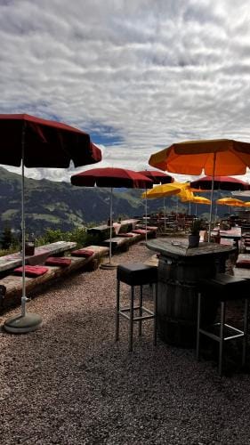 Hocheckhuette On Top of the Kitzbuehel Hahnenkamm Mountain Inn in Kitzbuhel