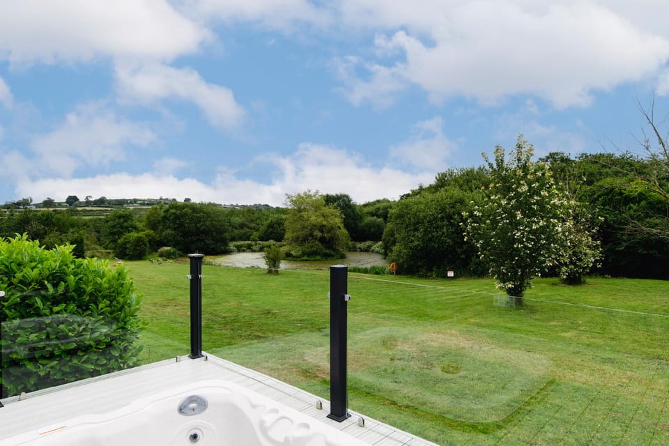 The Duck Pond - Countryside, Hot Tub Lodge in Wales