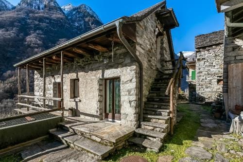 Rustico Over The Bridge Verzasca Chalet in Canton of Ticino