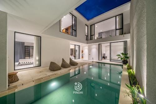 Villa MiRu, 3 bedroom brand new modern villa in Pererenan, Canggu with view river and paddy field Hotel in North Kuta